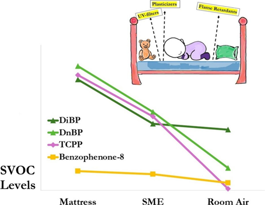 Young Children's Exposure to Chemicals of Concern in Their Sleeping Environment: An In-Home Study