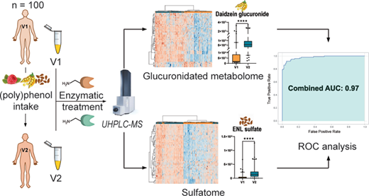 Characterizing the Sulfated and Glucuronidated (Poly)phenol Metabolome for Dietary Biomarker Discovery