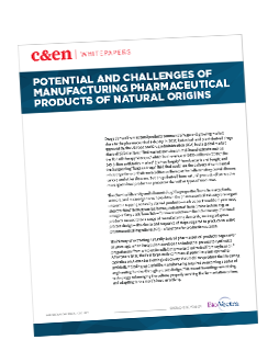 Potential and Challenges of Manufacturing Pharmaceutical Products of Natural Origins