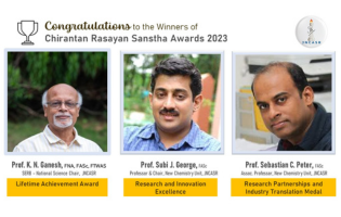 Prof. Krishna N. Ganesh awarded the CRS Awards 2023 Lifetime Achievement Award