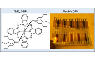 Low-Cost Silicon Phthalocyanine as a Non-Fullerene Acceptor for Flexible Large Area Organic Photovoltaics
