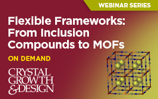 Flexible Frameworks: From Inclusion Compounds to MOFs - Crystal Growth & Design Webinar - June 16, 2022 9:00am EST